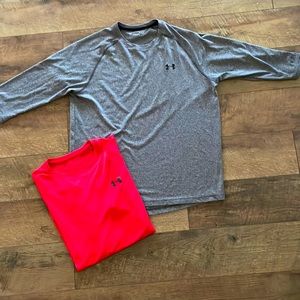 Mens Under Armour 3/4 Sleeve Baseball Shirts